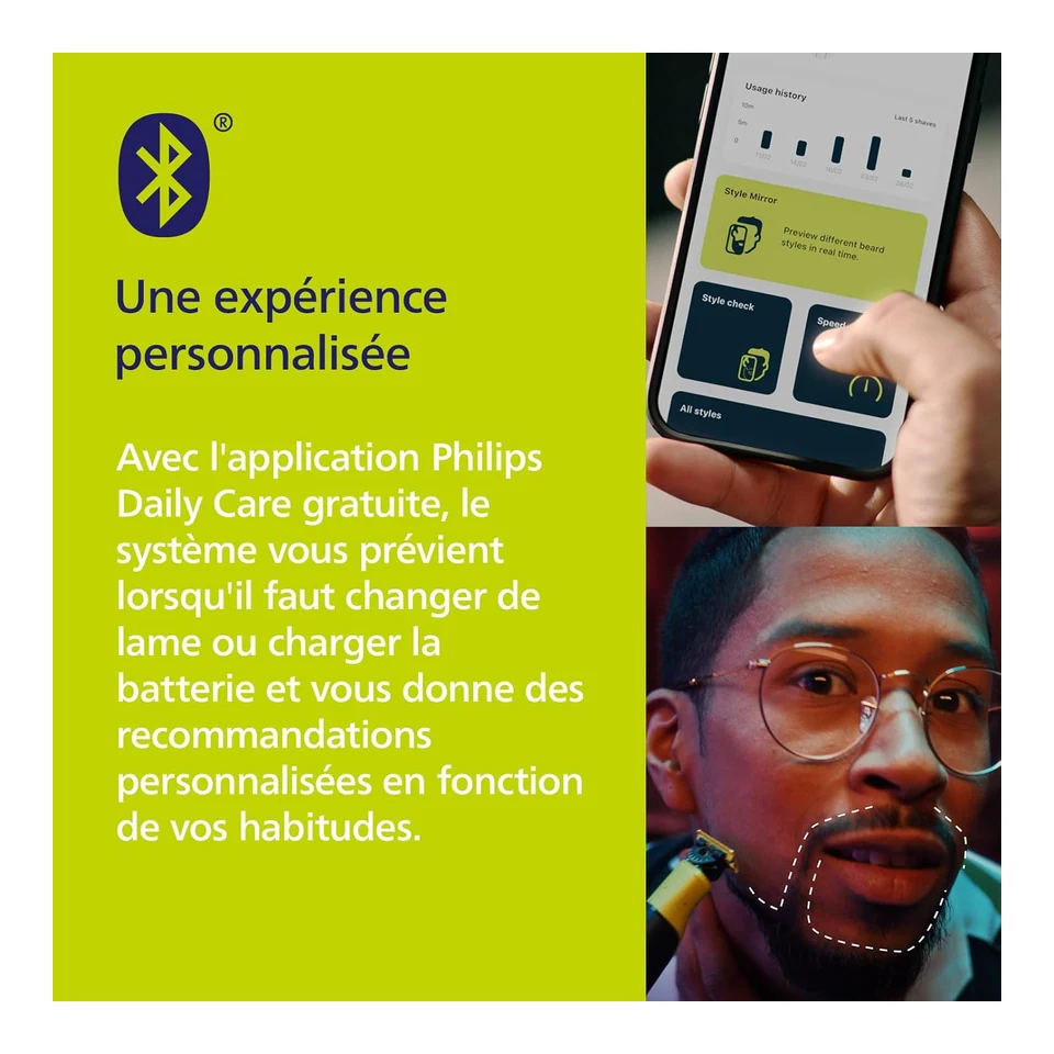 Philips OneBlade 360 Connecté QP4631/30 · vue produit 7