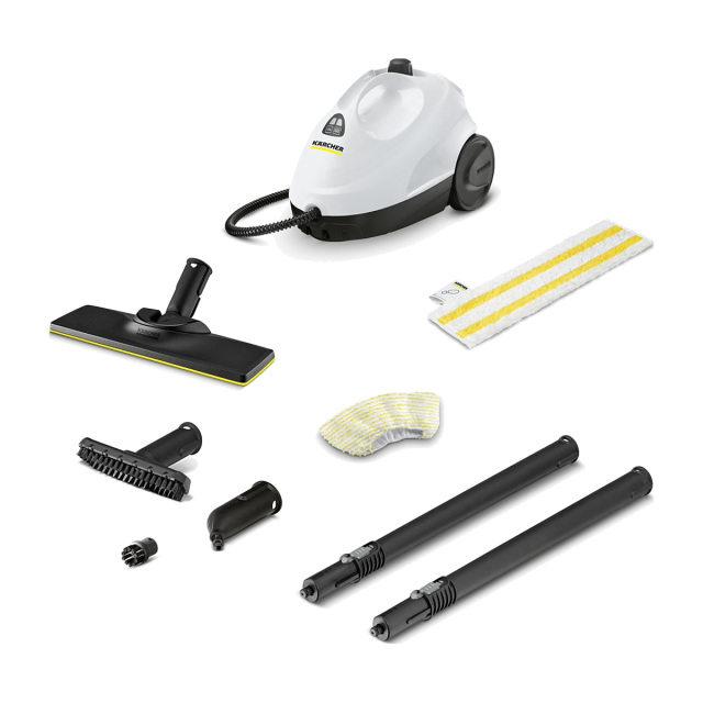 Kärcher SC 2 EasyFix 1.512-600.0 – Nettoyeur vapeur blanc 1 500 W, 1 L, accessoires — vue principale