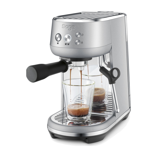 Sage Bambino SES450BSS4EEU1 – Machine expresso inox compacte, ThermoJet, buse vapeur manuelle — vue principale