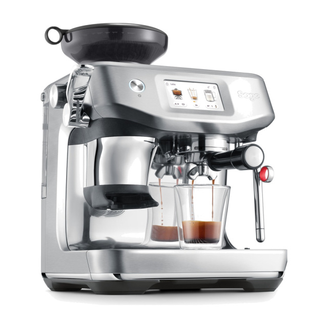 Sage Barista Touch Impress SES881BSS4FEU1 – Machine expresso inox, écran tactile, Auto MilQ — vue principale